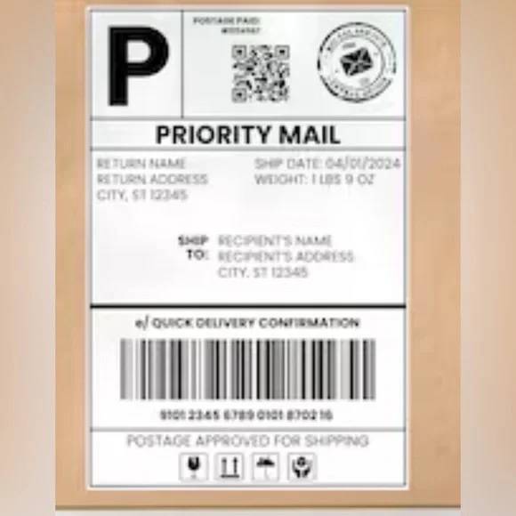 Poshmark Shipping Label