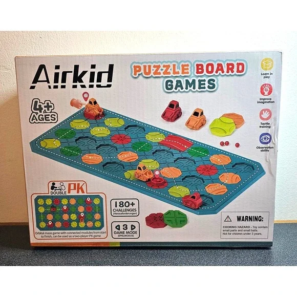 Airkid‎ Puzzle Board Game STEM Educational Toy 180+ Challenges C2203 Ages 4+ NEW