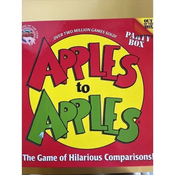 Mattel Apples to Apples Party Box Family Game of Hilarious Comparisons