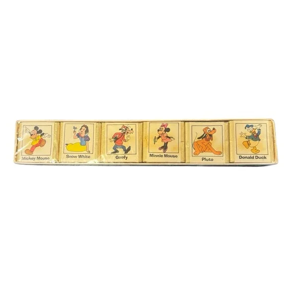 Vintage Walt Disney‎ Fantasyland Fun Bath Cubes Ben Rickert Sealed