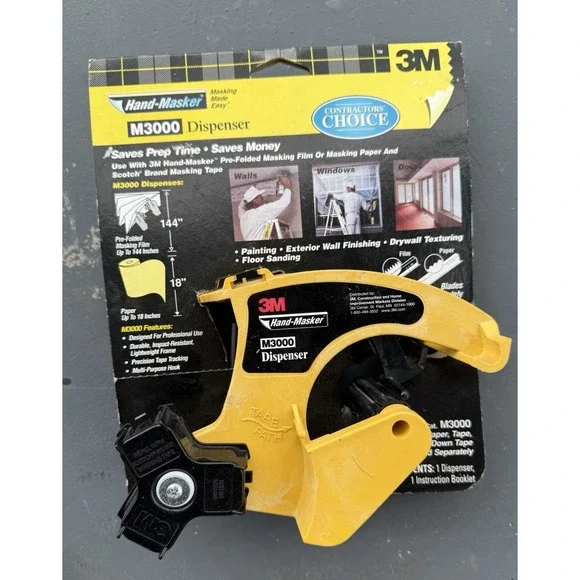 3M Dispenser Hand Taper Masker Model M3000 film paper plastic roll dispenser‎