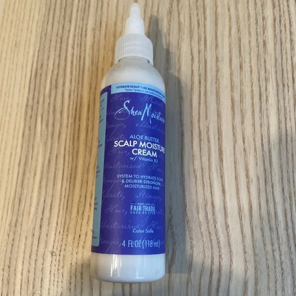 SHEA Moisture SCALP HAIR CREAM ALOE BUTTER‎ & VITAMIN B3 4 FL OZ
