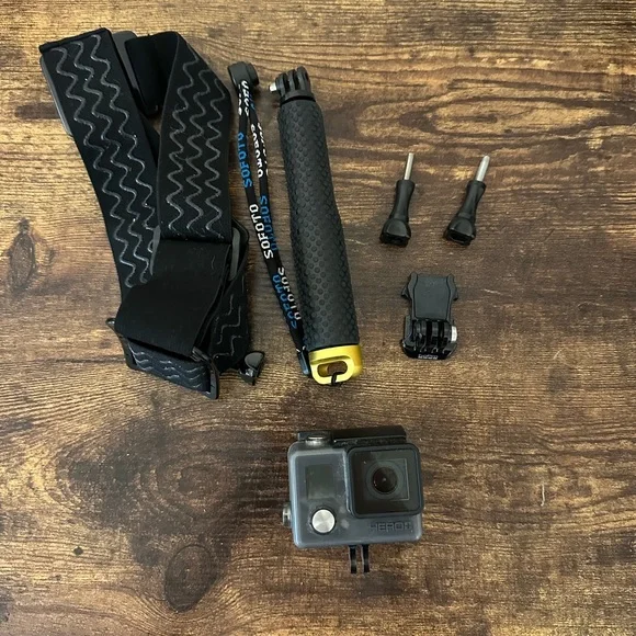 GoPro Hero+ In Black With Accessories