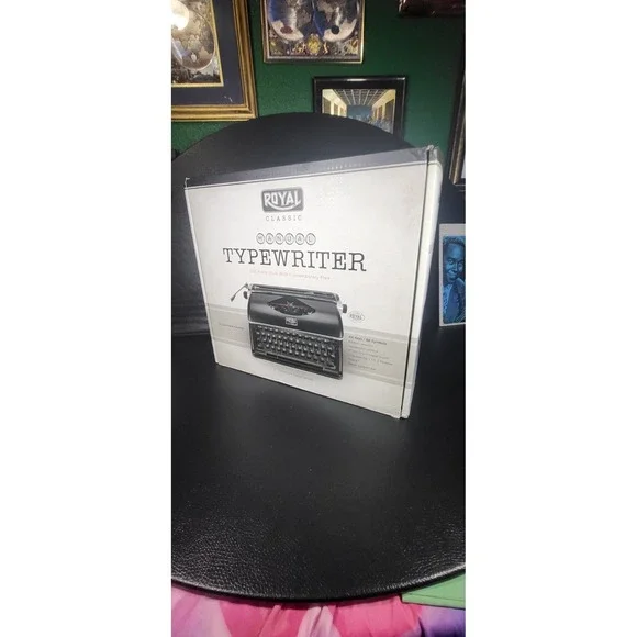 Royal Classic Manual Typewriter Black Open Box New Condition*sealed Inside Box