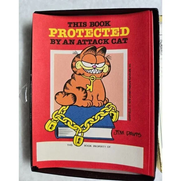 Garfield Bookplates 50-Pack By Antioch Bookplate Co. - 