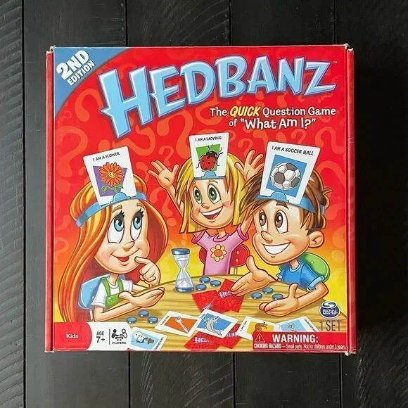 Spin Master, “HeadBanz” 2-6 Player Game (kids 7+).