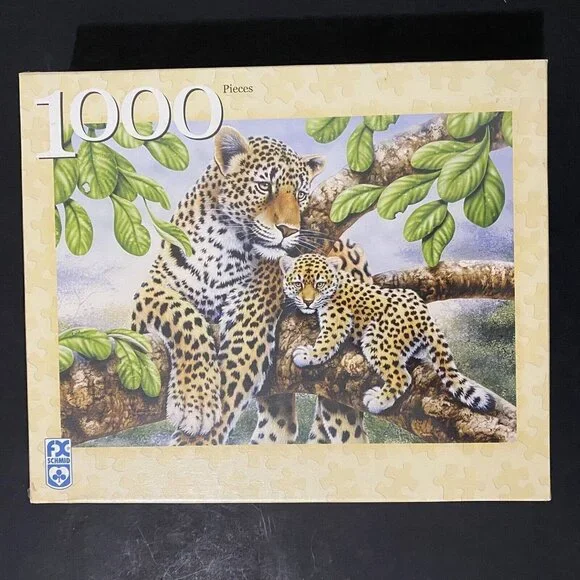 FX Schmid Leopard‎ Love 1000 Piece Jigsaw Puzzle
