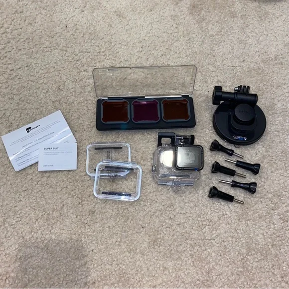 GoPro Hero 5: Super Suit, Underwater Lenses, and Accessories