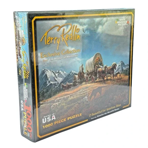 O Beautiful for Spacious Skies - White Mountain Puzzle 2010 – Terry Redlin #596S