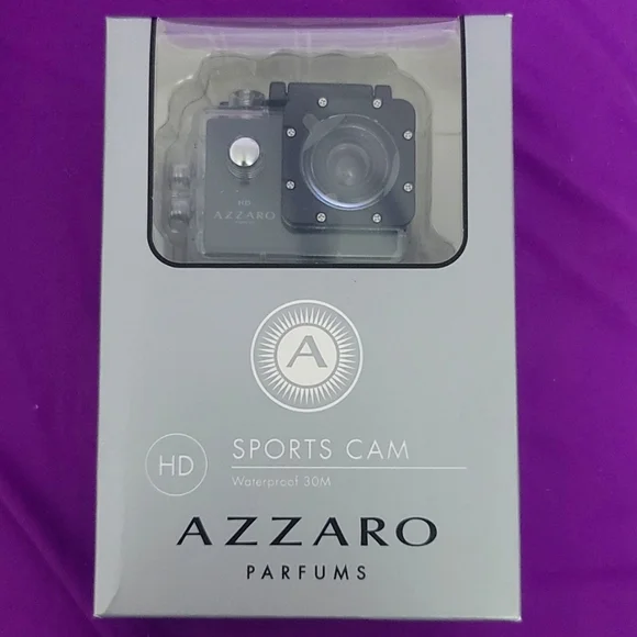 Brand new azzaro sports cam waterproof 30m hd. Waterproof case, universal mount