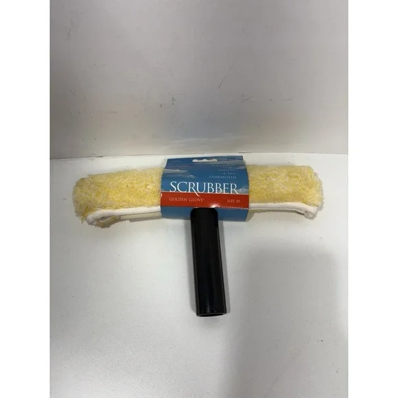 Ettore Scrubber Sz 10 Mighty Window Washer 10-Inch‎ Yellow Vintage New!