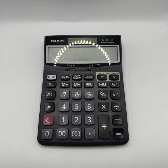 Casio DJ-120D 12-Digit Calculator with 150-Step‎ Check & Correct