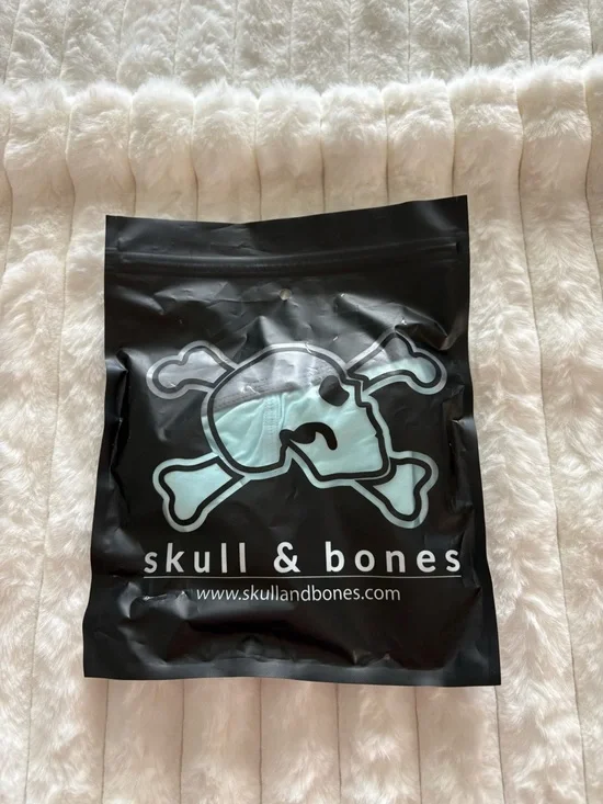 NWT Skull & Bones Men’s Brief XL Sky Blue Low Rise Stretch Underwear
