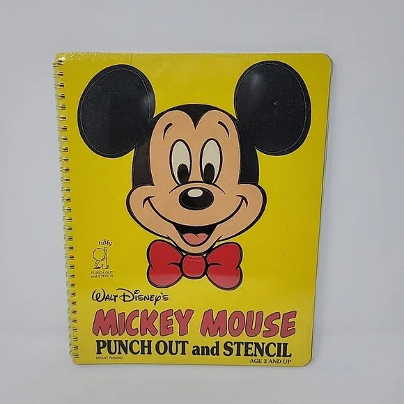 Mickey Mouse Punch‎ out and Stencil Book