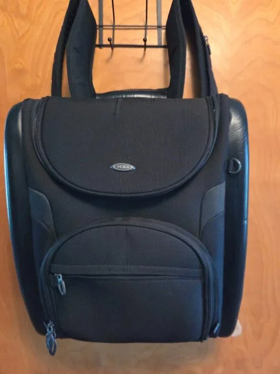 TUMI T3 Balance BLACK BACKPACK # 6581D with LAPTOP COMPARTMENT Disc in 2015 Rare