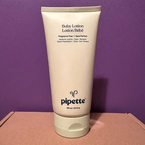 Pipette Baby Lotion: Natural Hydration, Fragrance-Free, 6oz (170ml) - NEW