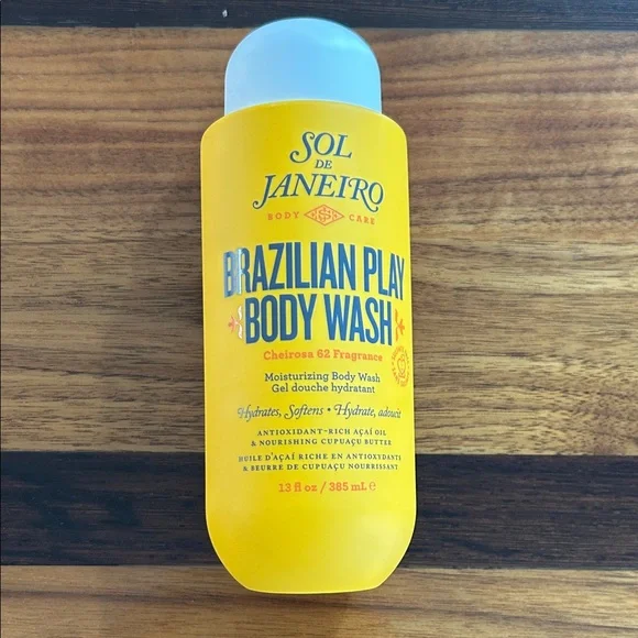 Sol de Janeiro Yellow Brazilian Play Body Wash Bottle