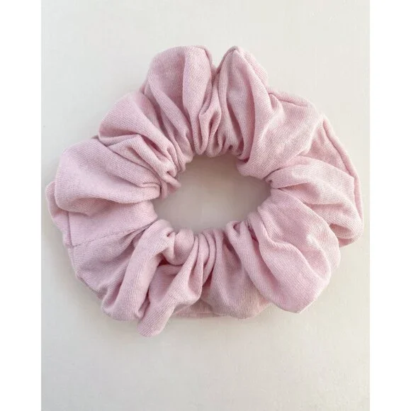 Pink Spring Soft Scrunchies Sustainable Handmade Hair Accessories