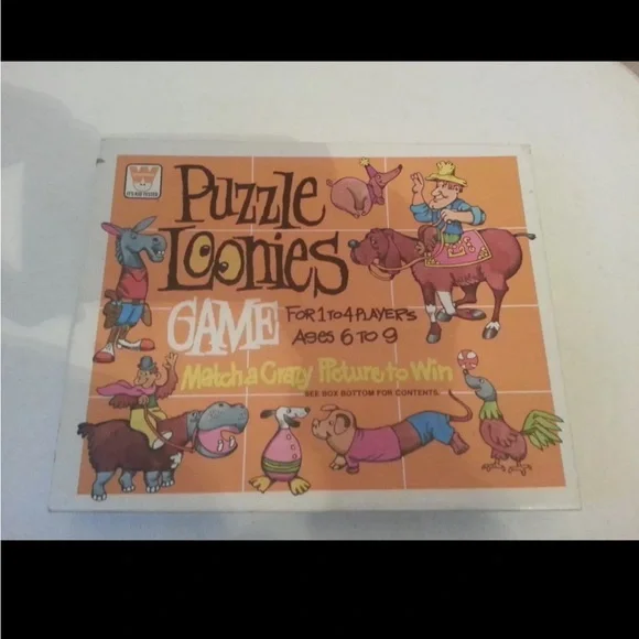Vintage 1979 Puzzle Loonies Game by Whitman - complete