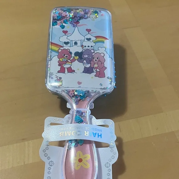 Cute Cartoon Hair Brush with Glitter