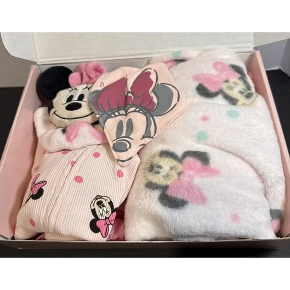 Minnie‎ Mouse Baby Girl Gift Box, Disney Lovers Baby Shower, Disney Minnie Girl