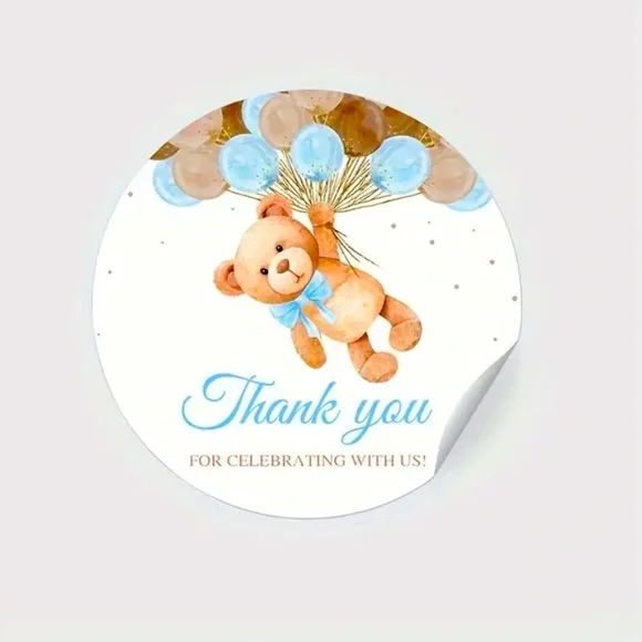 NEW 48PC THANK YOU STICKER