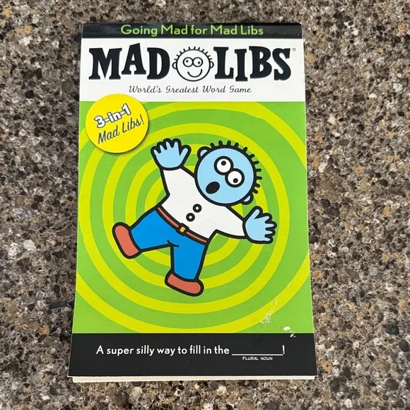 NEW 3-Books-in-1 Mad Libs Word Game - World's Greatest Word Game