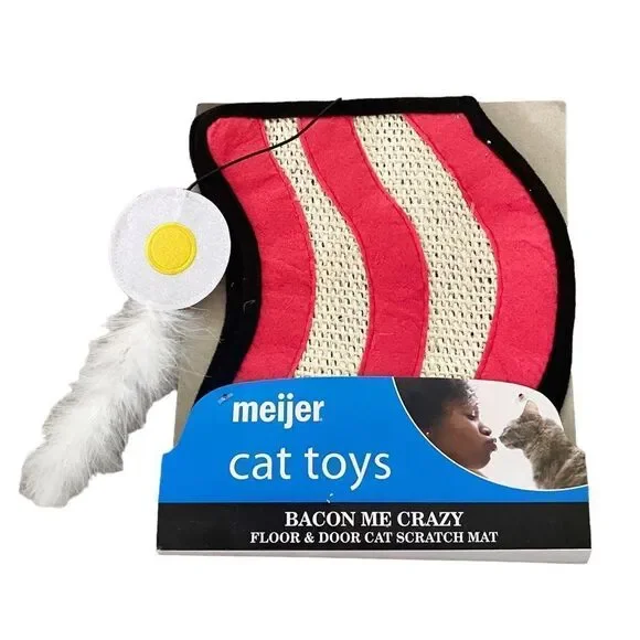 BACON ME CRAZY FLOOR & DOOR CAT SCRATCH MAT