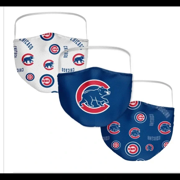 MLB Cubs face mask bundle
