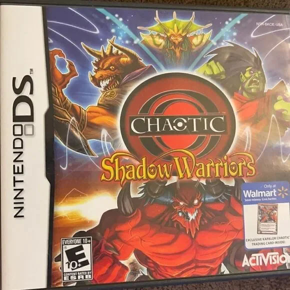 Nintendo DS game and case Chaotic Shadow Warrior