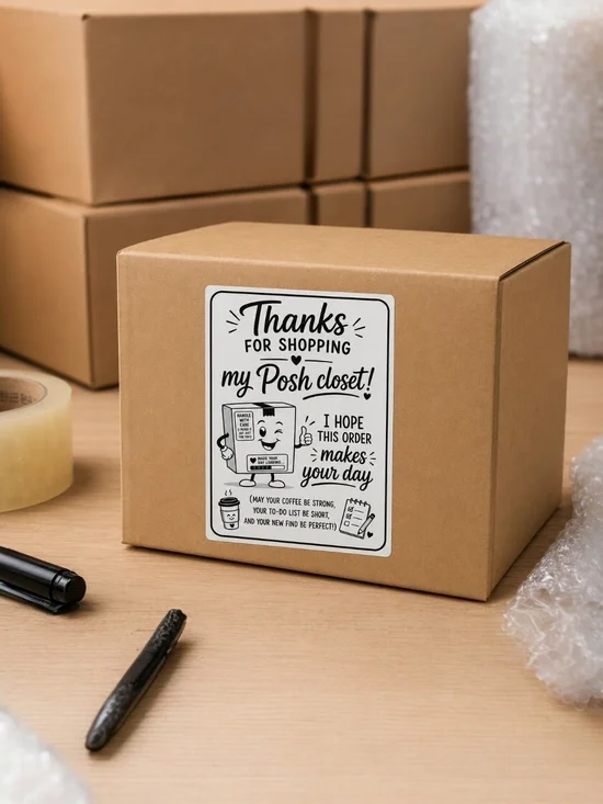 Thank You 4x6 Stickers - 100ct