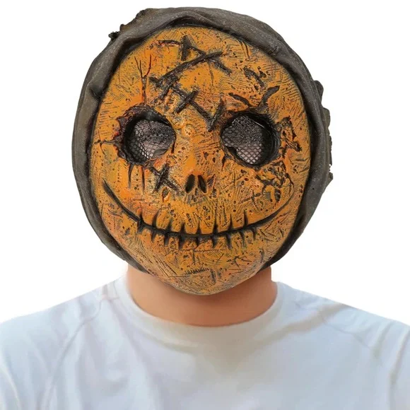 Scary Pumpkin adult Face Mask Halloween Mask