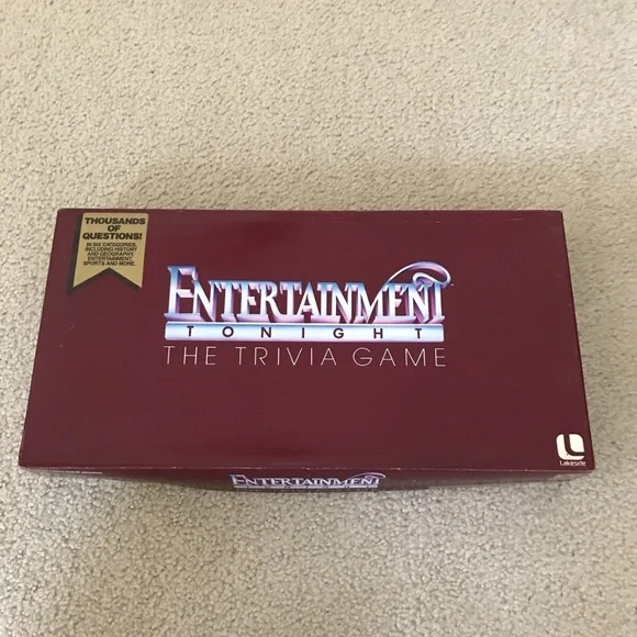 Vtg 1984 Entertainment Tonight Board Game - complete.