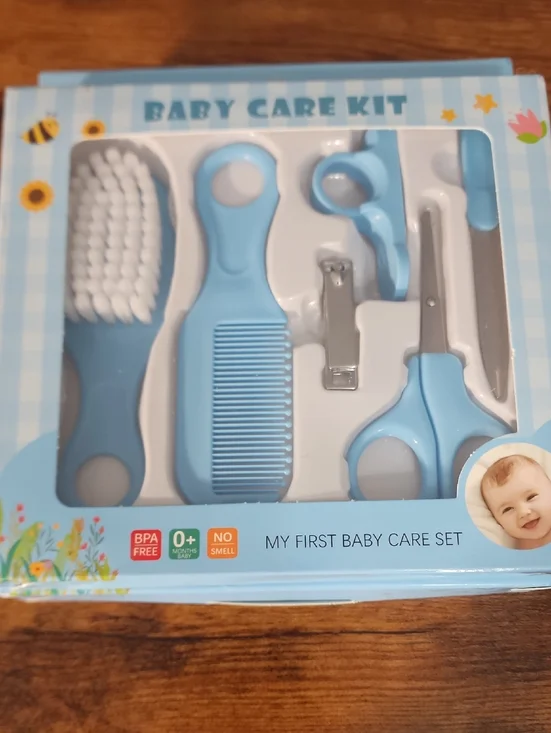 Baby Care Kit - Light Blue Baby Grooming Set
