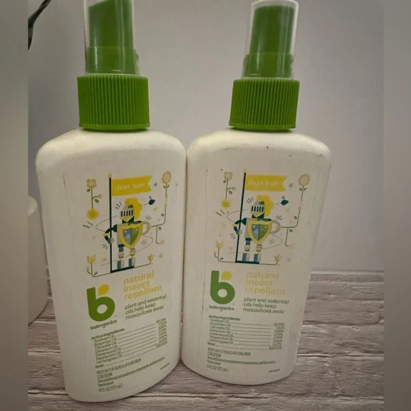 Babyganics Deet Free Natural Insect Repellent (2‎ bottles)