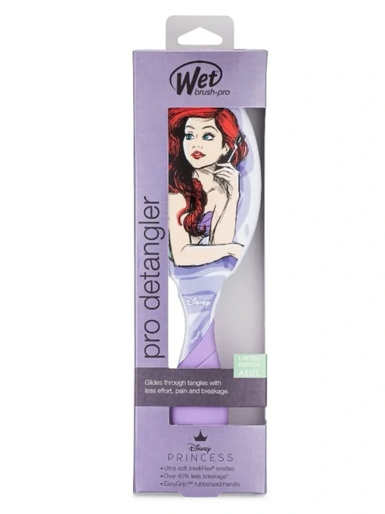 Wet Brush Pro Detangler Disney Limited Edition Princess Ariel - New In Box