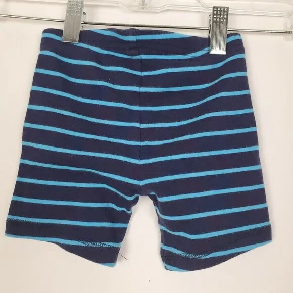 Carters Striped Blue Pull On Pajama Bottoms Leggings‎ Pants Size 18M GUC