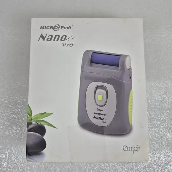 Emjoi Micro-Pedi Nano Pro Callus Remover – Electric Foot File Pedicure Tool NOB
