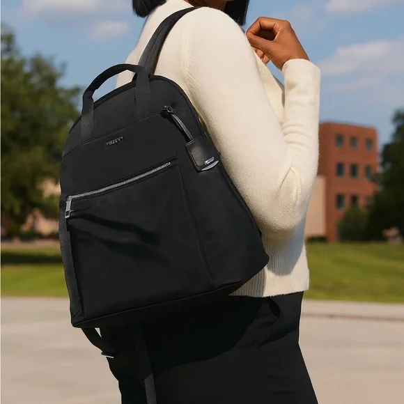Tumi modern essentials backpack. Perfect for work, travel and leisure.
