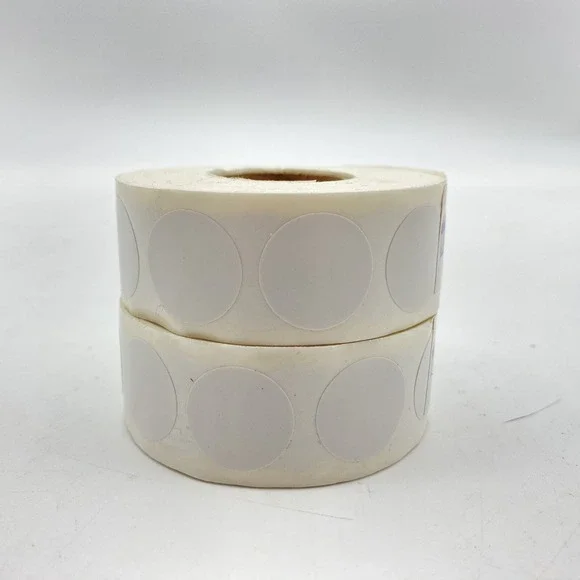 2000 White Color Coding Dot Stickers 3/4