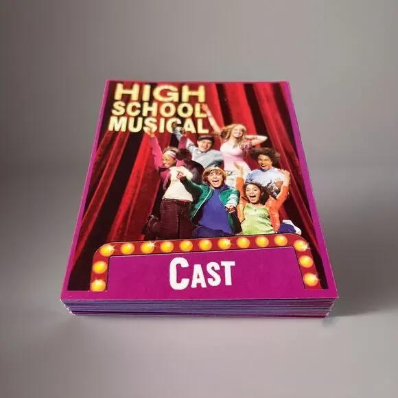 High School Musical Get Cha Head In The Game Replacement Cast Cards ONLY