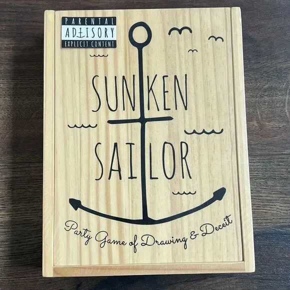 Buffalo Games Sunken Sailor Party Game of Drawing & Deceit NEW SEALED