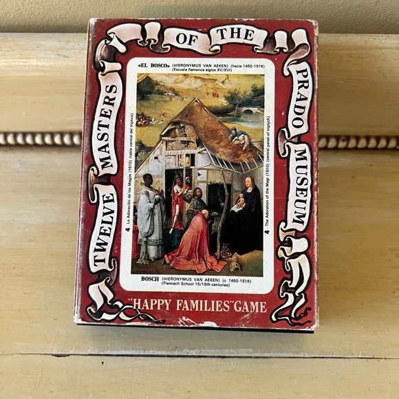 Twelve Masters of the Prado Museum Happy Families Game