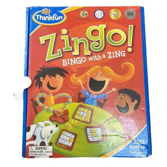 ThinkFun Zingo BINGO with a ZING Game Kids Ages 4+