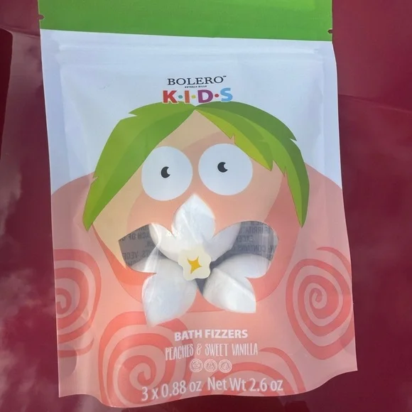 Kids Bath Fizzers - Green and White