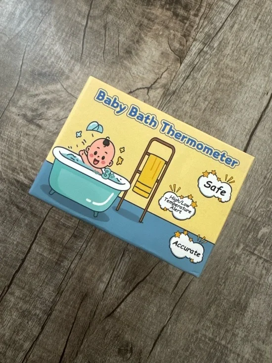 Baby Bath Thermometer Digital New in Box Infant Water Temperature Safety Monitor