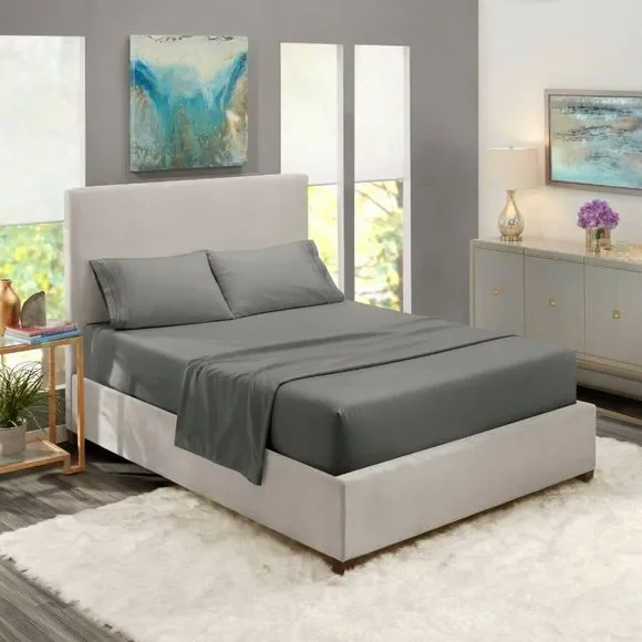 Charcoal Egyptian Comfort Bed Sheets 4 Piece!