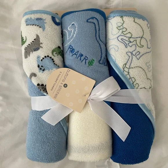 NWT 3-Pack Hooded Baby Towels