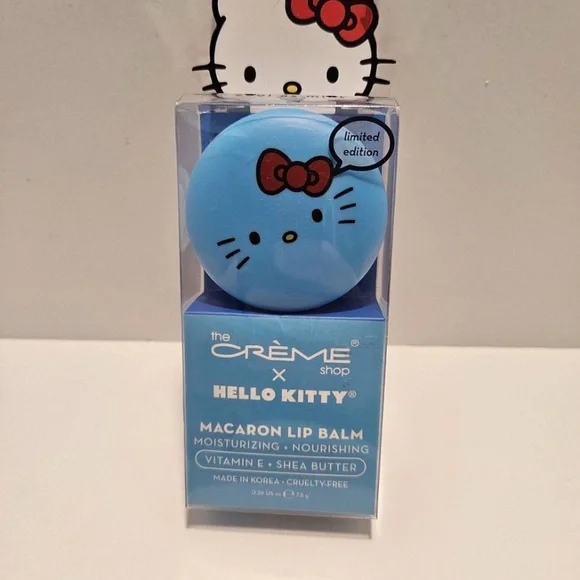 🍀 The Crème Shop Hello Kitty Macaron Lip Balm