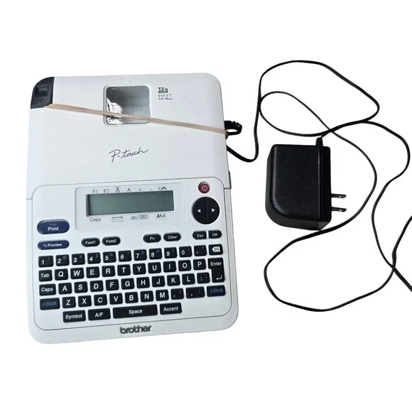 Brother P-Touch PT-2040 Label Maker Desktop Labeling System Power Adapter F2